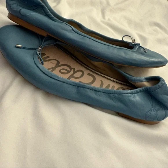 Sam Edelman Women’s Felicia Sky Blue Ballet Flats - Picture 5 of 10